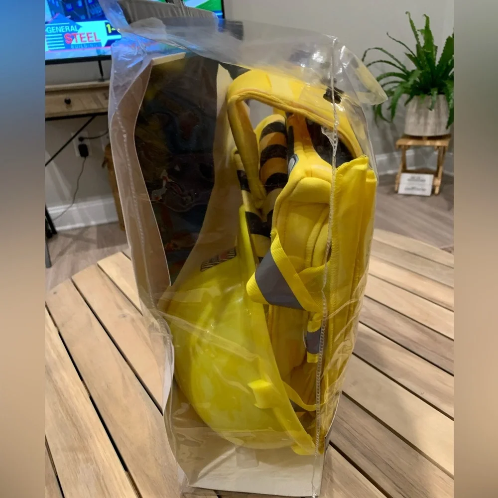 Yellow Bulldozer Kids Costume W/ Sound!